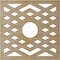 Ekena Millwork Chevron Wood Fretwork Pierced Ceiling Medallion, Hickory, 30"OD x 7 3/4"ID x 3/8"T CMWP30X30X0375CHHI - alternate 3